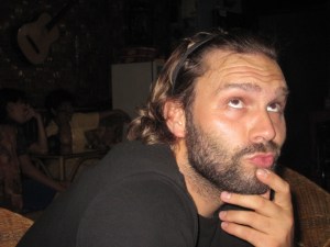 Hier... unser Neuer bei der Arbeit