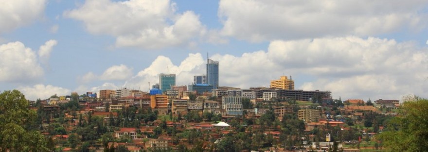 Blick auf das Zentrum von Kigali
